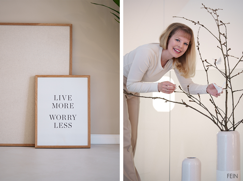 Dekoration im Februar