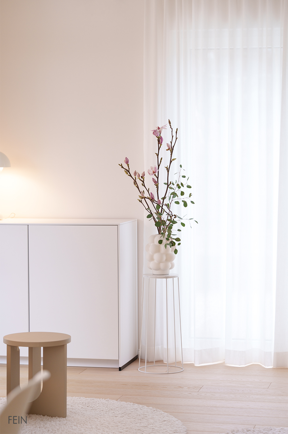 Osterbrunch Magnolien Vase