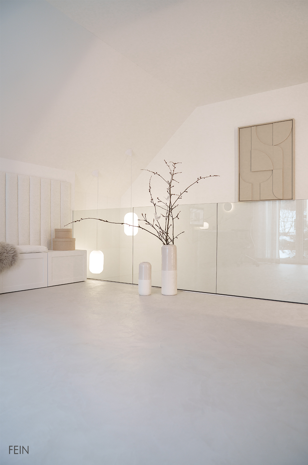 Reduktion Spachtelboden Fugenlos