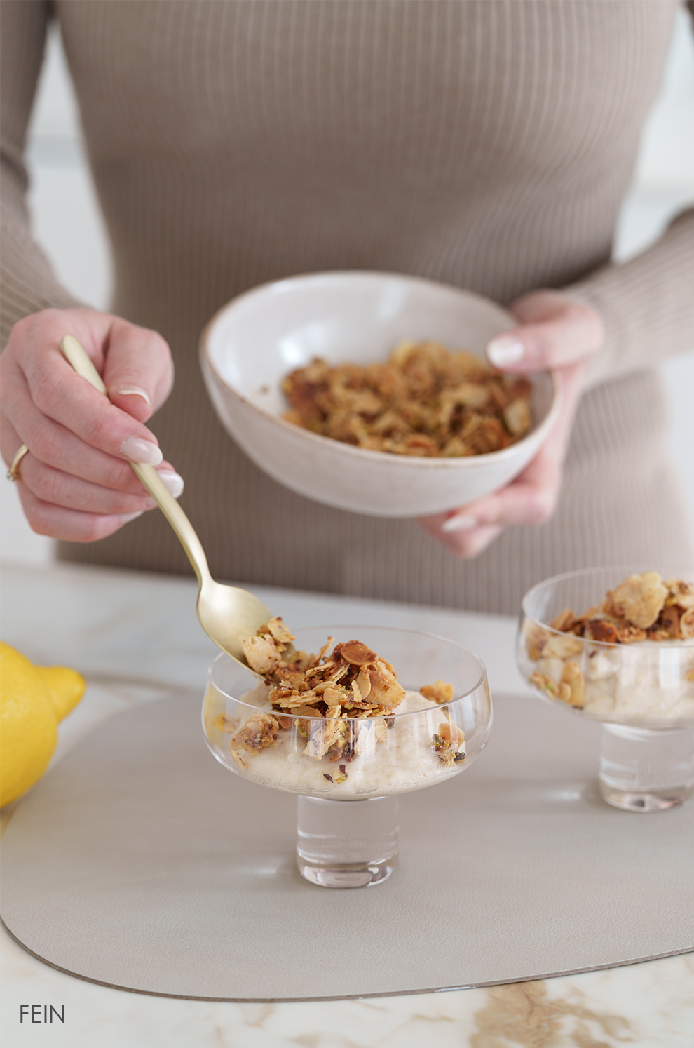 Grießbrei Frühling Kokos