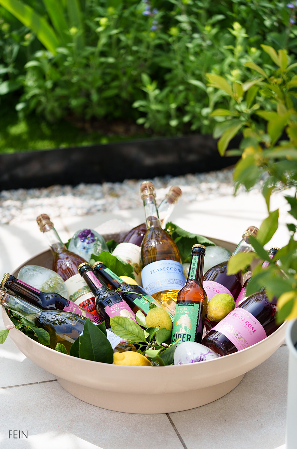 Alkohlfreie Sommer Getränke Garten