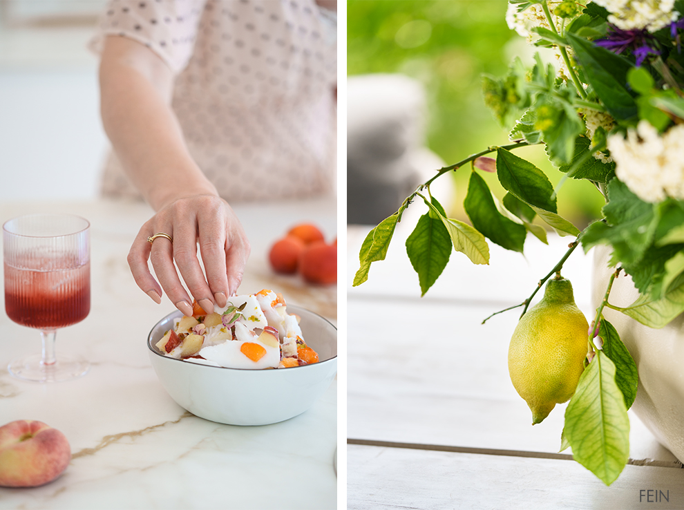 Frozen Peach Yogurt Bark